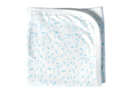 Organic Stroller Blanket - RIZ Sky