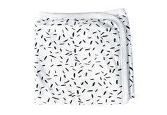 Organic Stroller Blanket - RIZ Monochrome