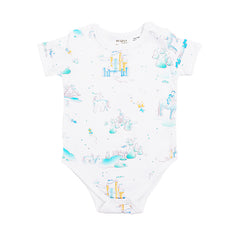 Organic Cotton Short Sleeve Bodysuit - Springtime Play