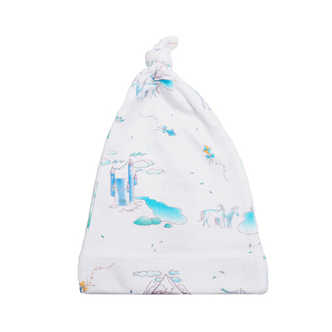 Organic Cotton Baby Beanie - Springtime Play