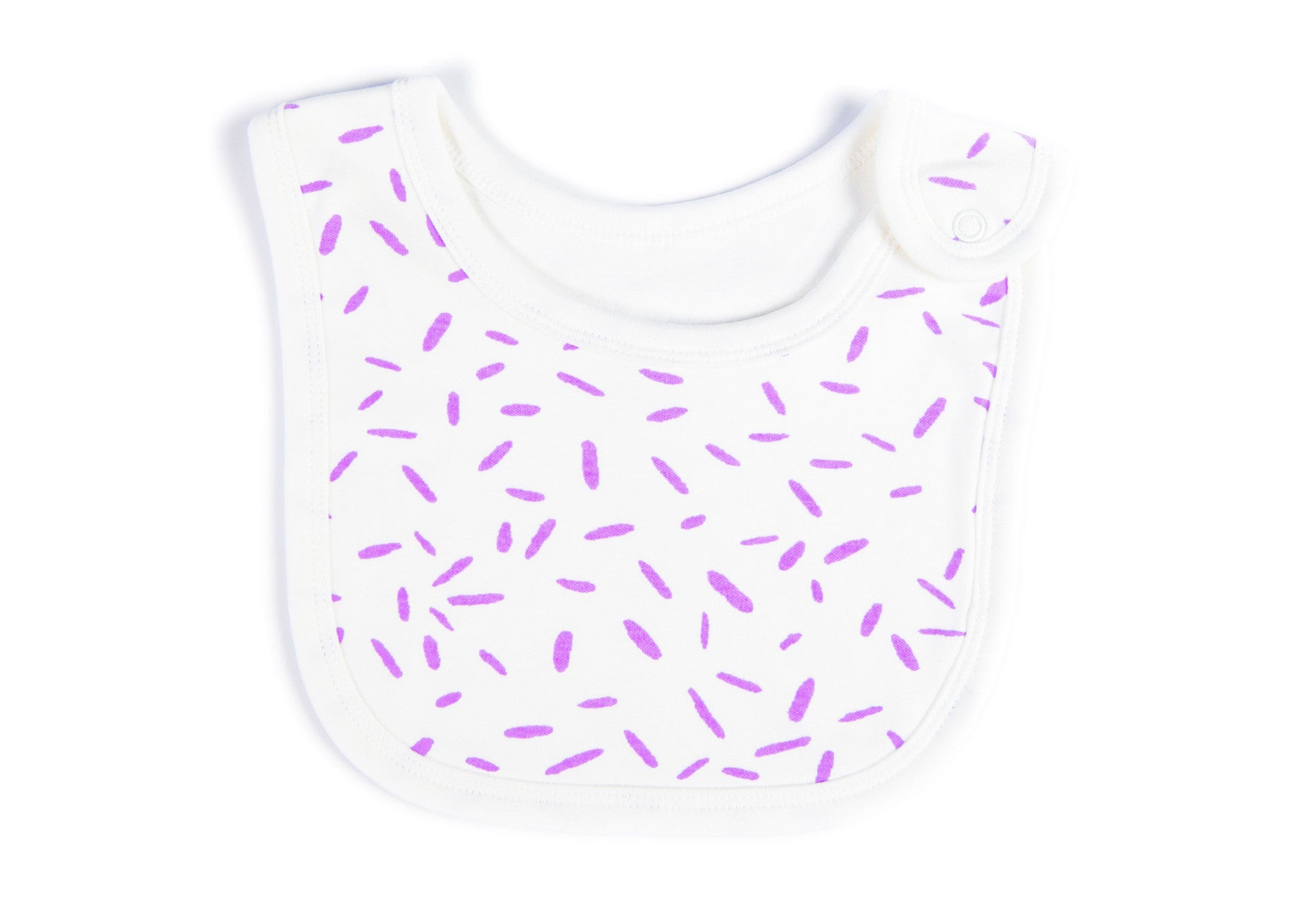 Organic Cotton Bib - RIZ Lavender