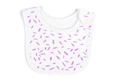 Organic Cotton Bib - RIZ Lavender