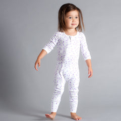 Organic Zip Romper - RIZ Lavender