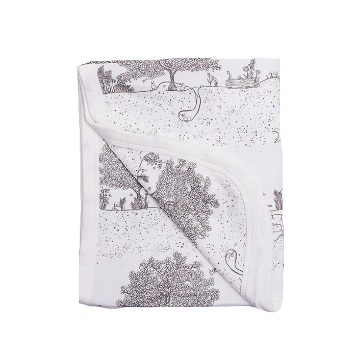 Organic Stroller Blanket  - Springtime Garden