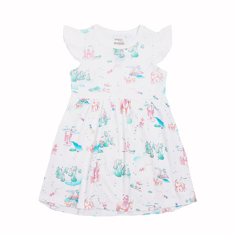 Organic Cotton Girls Summer Dress - Springtime Dream(Size 2-5)