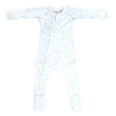 Organic Zip Romper - RIZ Sky
