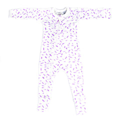 Organic Zip Romper - RIZ Lavender