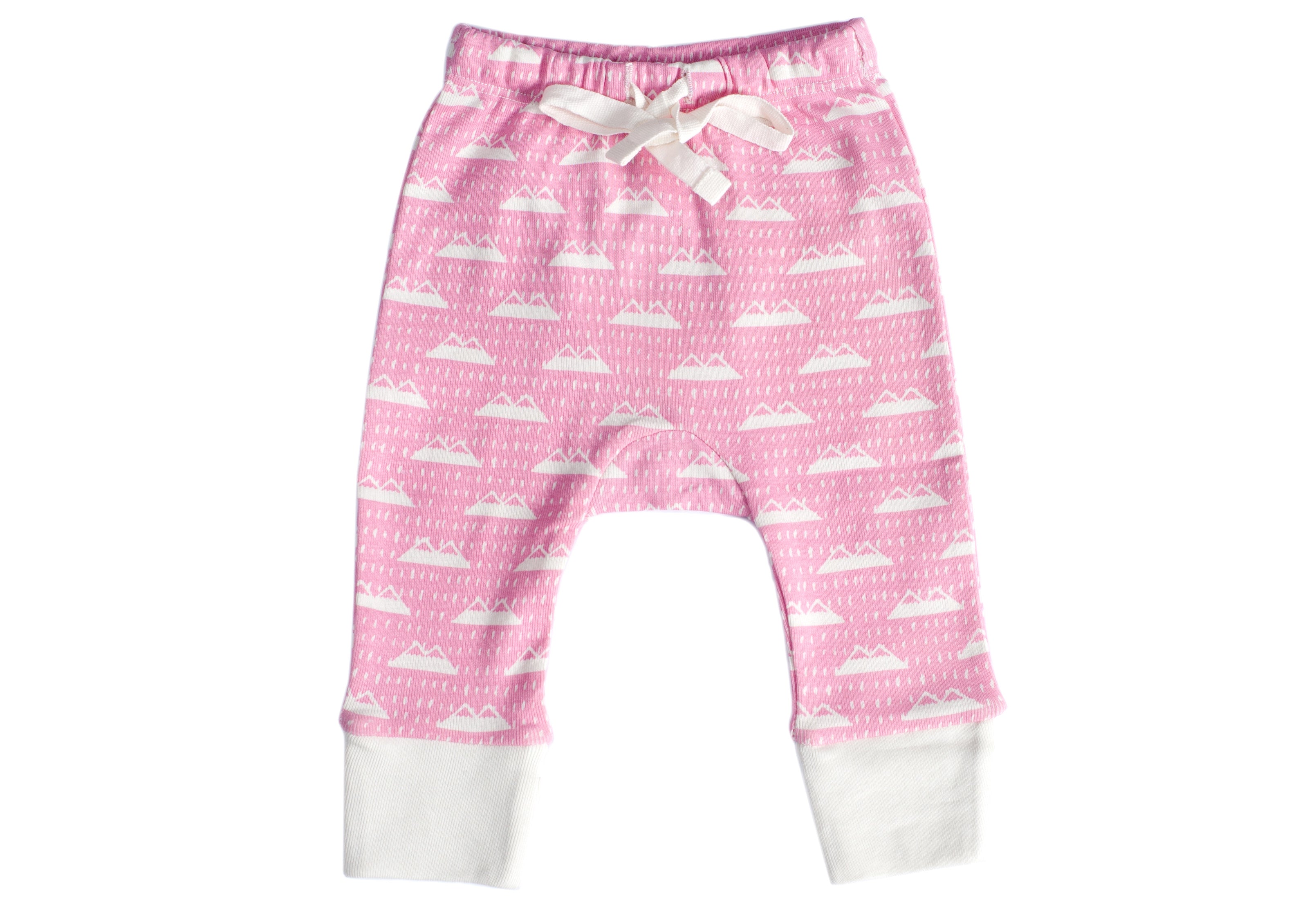 Organic Cotton Baby Pant - SNOW MOUNTAIN CANDYPINK