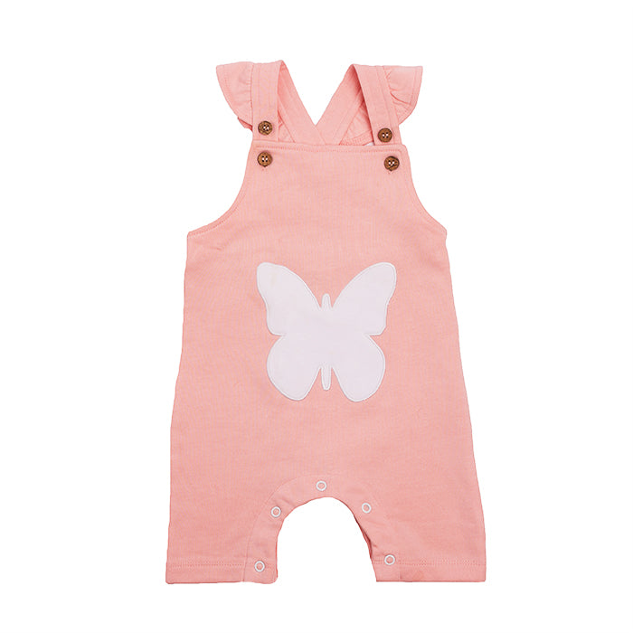 Organic Cotton Baby Girl Overall - Butterfly