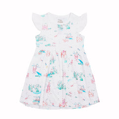 Organic Cotton Girls Summer Dress - Springtime Dream(Size 2-5)